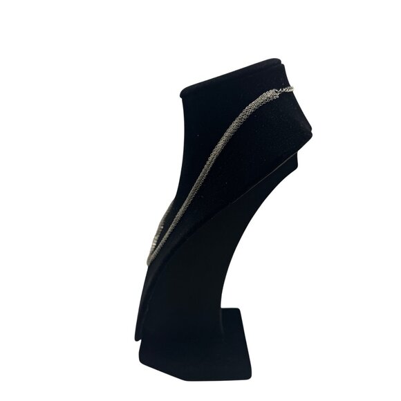 Silver-Tone Multi-Strand Chain Necklace With Adjustable Clasp - Picture 3 of 4